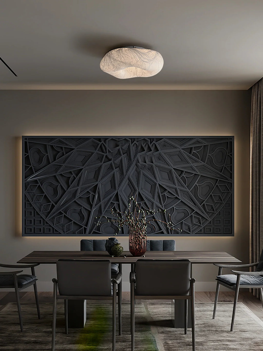 YUNDUO™ Silk Ceiling Lamp